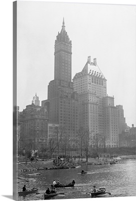 People Boating in Central Park