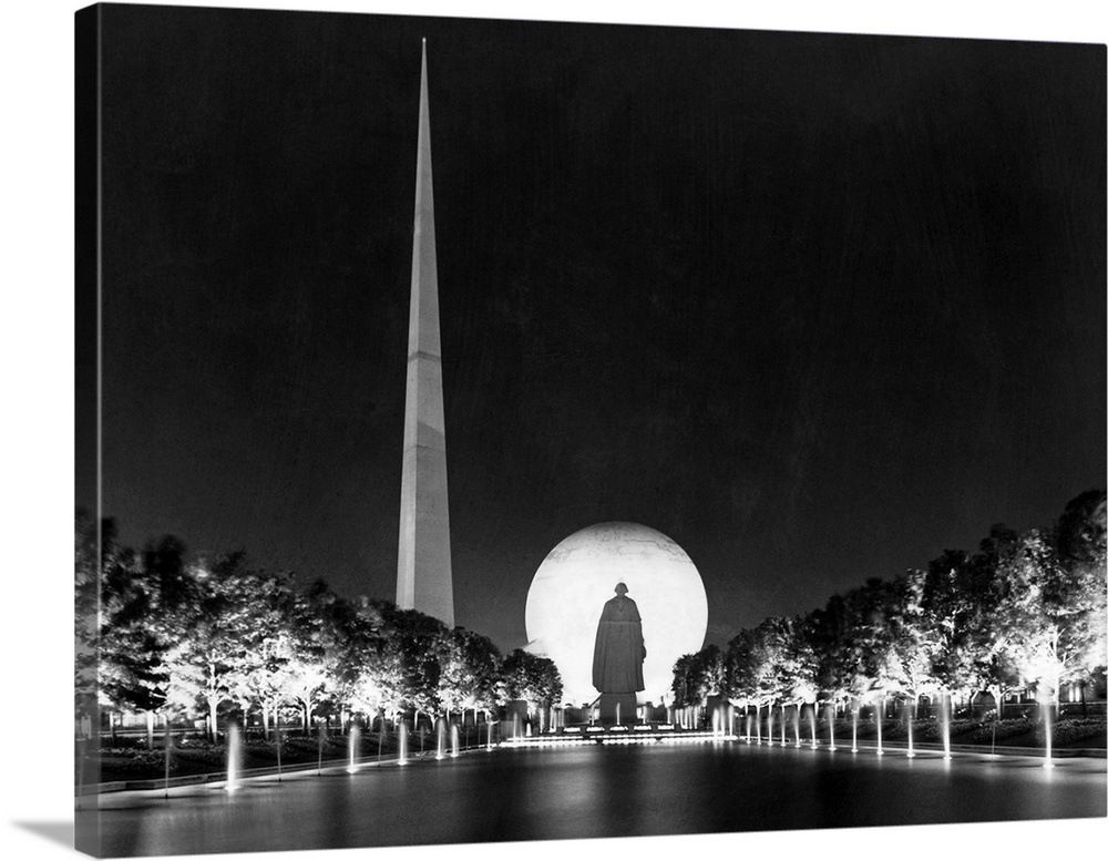 Perisphere and Trylon - New York World's Fair - 1939.