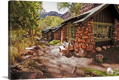 Phantom ranch cabins in Grand Canyon