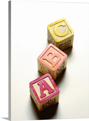 Photo, alphabet blocks, ABC, Color, High res