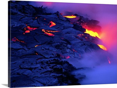 Photo, molten lava, High res, Color
