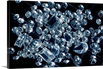 Pile of diamonds