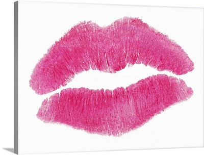 Pink Lipstick Kiss