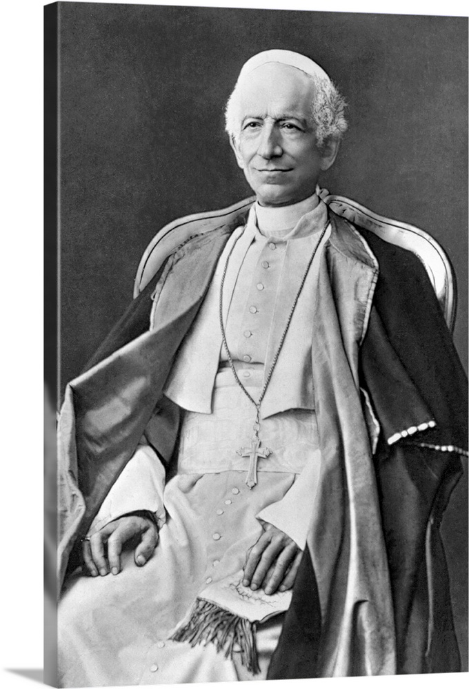 Pope Leo XIII. Photograph made in 1878.