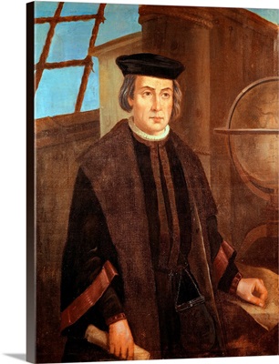 Portrait of Christopher Columbus by Jose Roldan