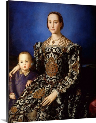 Portrait Of Eleanor Of Toledo With Her Son Giovanni By Angelo Bronzino
