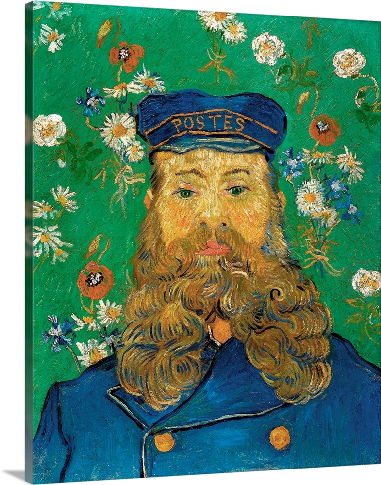 Portrait Of Joseph Roulin By Vincent Van Gogh Wall Art, Canvas Prints ...