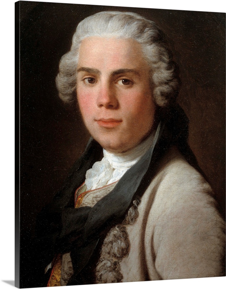 Portrait of the painter Claude Joseph Vernet (1714-1789). Painting by Pierre Subleyras (1699-1749), 1739. Oil on canvas. P...