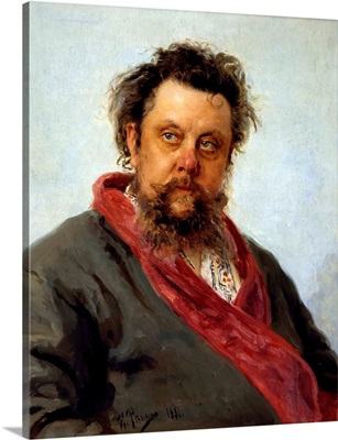 Portrait Of M. P. Musorgsky By Ilya Repin