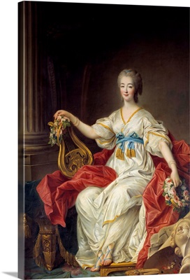Portrait of Madame Du Barry by Francois-Hubert Drouais