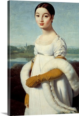 Portrait of Mademoiselle Caroline Riviere by Jean-Auguste-Dominique Ingres