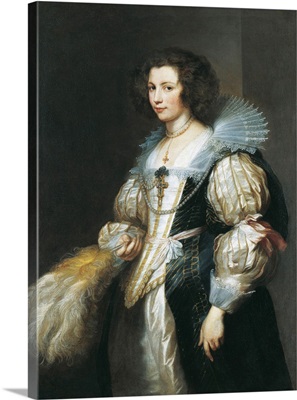 Portrait Of Maria Louisa De Tassis By Anthony Van Dyck