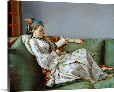 Portrait of Marie Adelaide of France by Jean-Etienne Liotard