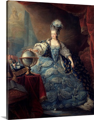 Portrait of Marie Antoinette, Queen of France by Jean-Baptiste Andre Gautier-d'Agoty