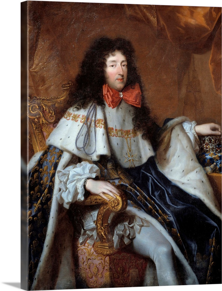 Portrait of Philippe Duc d'Orleans (1640-1701) called Monsieur, brother of Louis XIV. Painting by Pierre Mignard (1612-169...