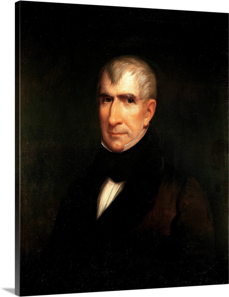 James Reid Lambdin, Portrait of President William Henry Harrison, 1835, oil on canvas, 76.2 x 63.5 cm (30 x 25 in). White ...