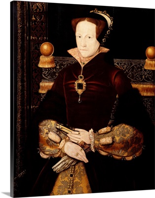 Portrait Of Queen Mary I By Anthonis Mor