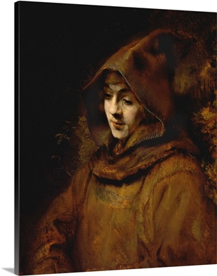 Portrait Of Rembrandt's Son Titus, Dressed As A Monk By Rembrandt Harmensz Van Rijn