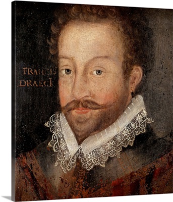 Portrait of Sir Francis Drake by Jocodus Hondius