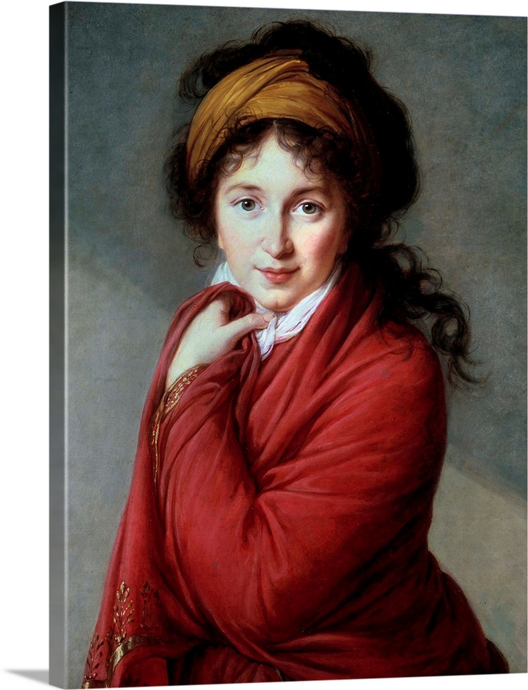 Portrait of the Countess Nathalie Golovine (1724-1767). Painting by Marie Elisabeth Louise Vigee Le Brun (or Vigee-Lebrun ...