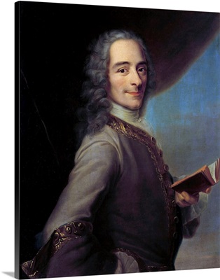 Portrait of Voltaire after Maurice Quentin De La Tour