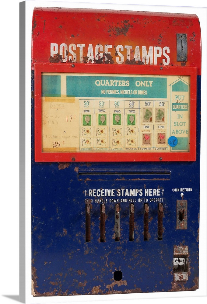 Postage stamp machine