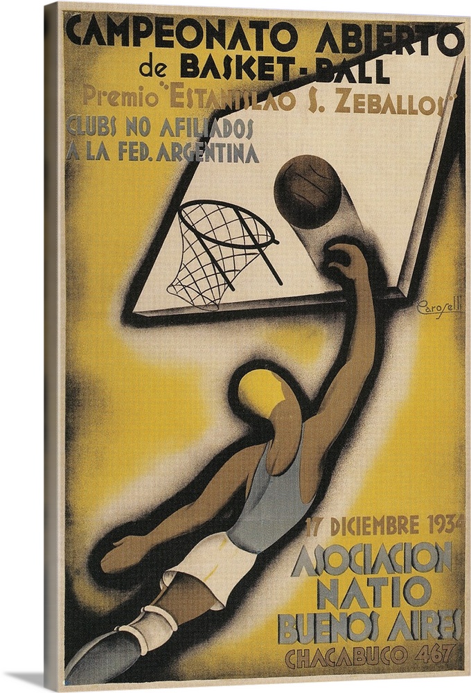 Poster for Argentine Basketball Tournament