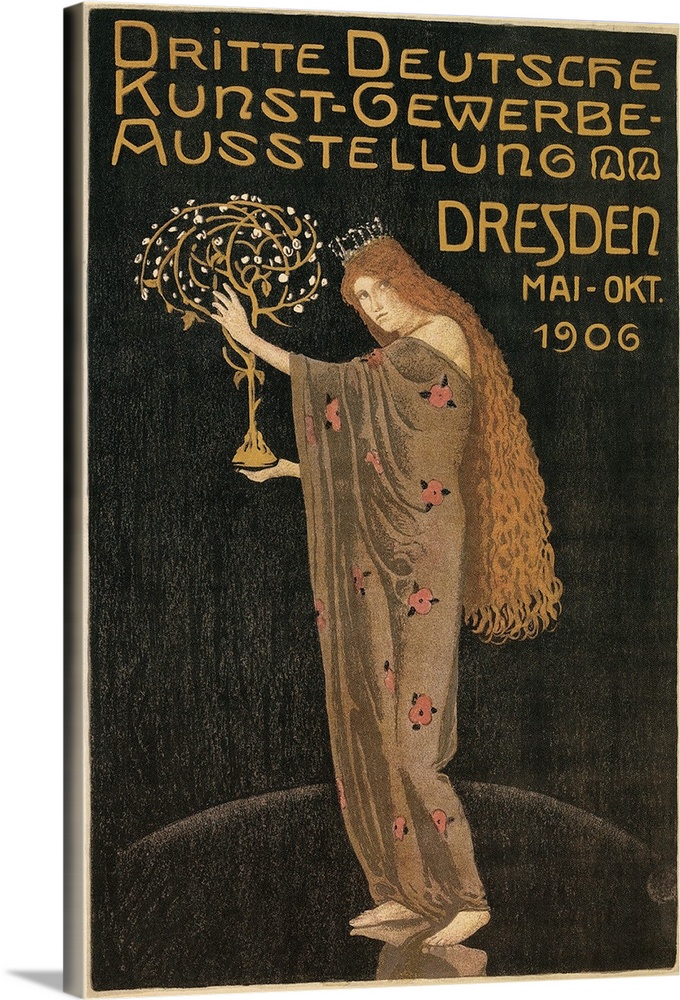 Dritte Deutsche Kunstgewerbe-Ausstellung Dresden 1906. Otto Gussmann (German, 18691926)