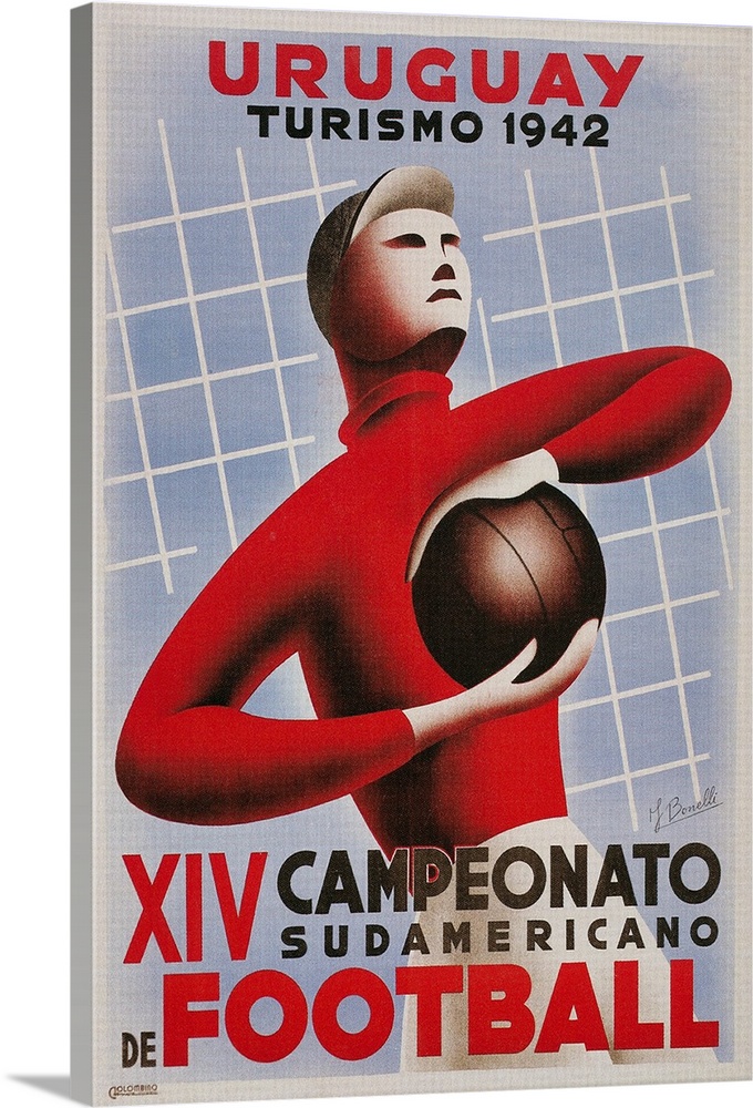 Poster for South American Soccer Tournament