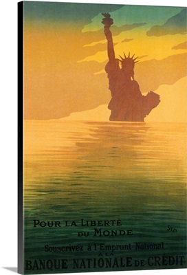 Pour La Liberte Du Monde Poster By Georges Goursat