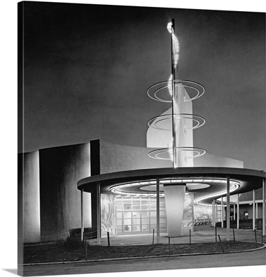 Power Distribution Building At The 1939 World's Fair