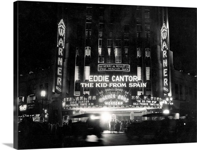 Premiere of Eddie Cantor's The Kid from Spain at the Warner Brothers' Western Theater