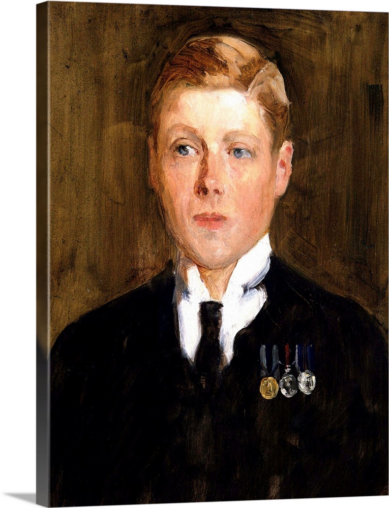 Prince Edward, Duke of Windsor (King Edward VIII) by Solomon Joseph Solomon (British, 1860-1927), oil on panel, 1914, 12.9...