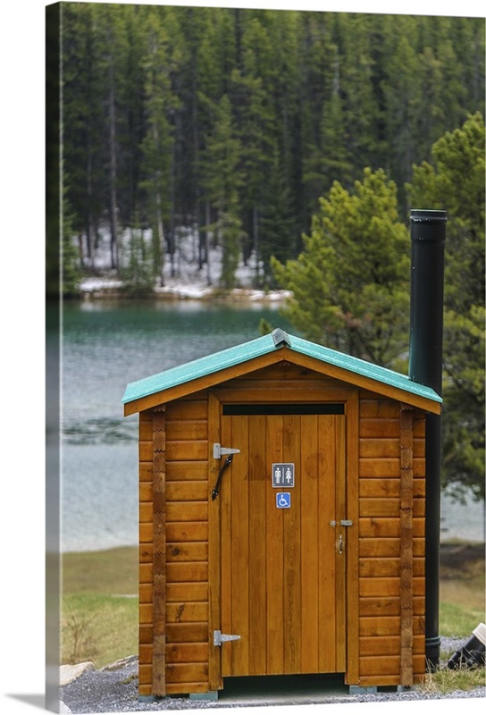 Public toilet, Banff, Alberta, Canada Wall Art, Canvas Prints, Framed ...