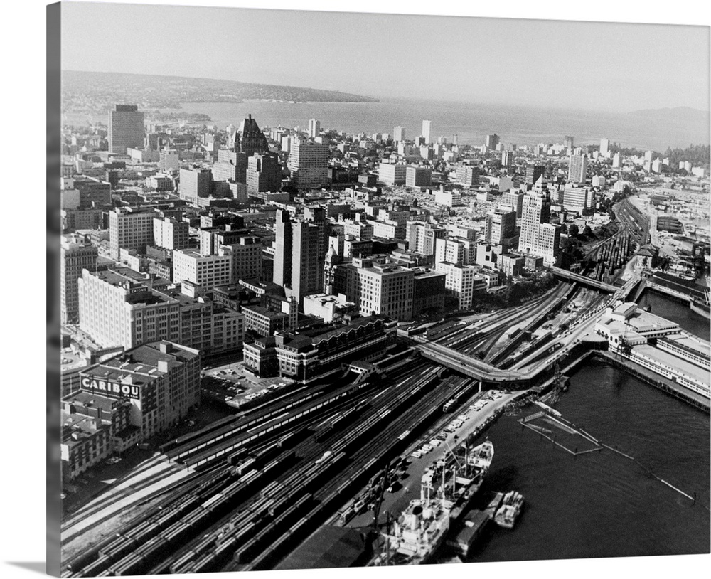 Canada's Western Gateway. A complex of railway yards to funnel the mighty stream of Canadian exports through Vancouver, Br...