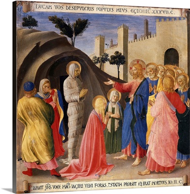 Raising of Lazarus From Scenes From the Life of Christ by Fra Angelico