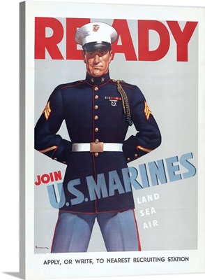 Ready-Join U.S. Marines Poster