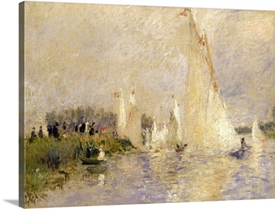 Regatta At Argenteuil By Pierre-Auguste Renoir
