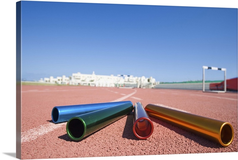 Relay batons Wall Art, Canvas Prints, Framed Prints, Wall Peels | Great