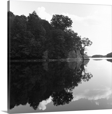 Reservoir reflection, Connecticut.