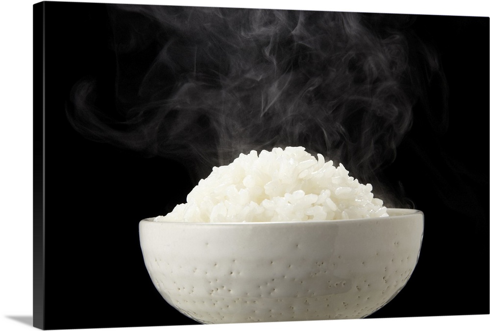 Rice and steam