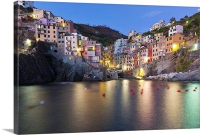 Riomaggiore, Cinque Terre National Park, province of La Spezia, Liguria, Italy, Europe.