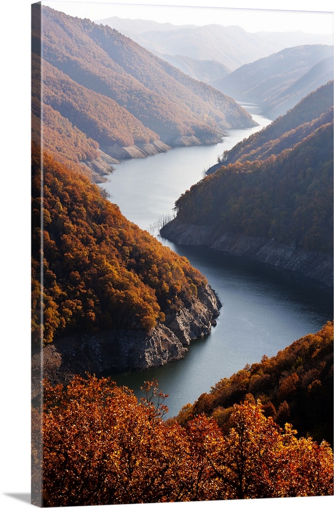 River Nestos in Northern Greece during autumn season.