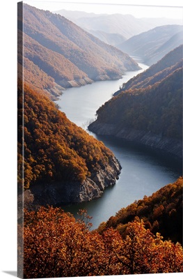 River Nestos in Northern Greece during autumn season.
