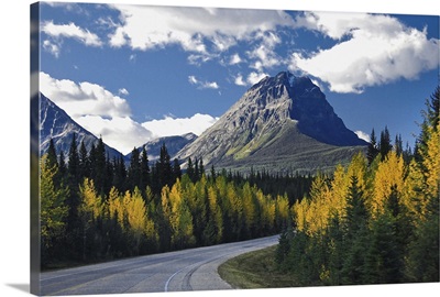 Road and mountain, Canada