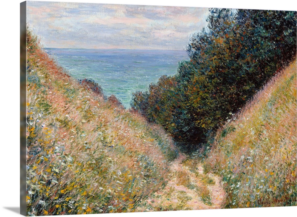 Claude Monet (French, 1840-1926), Road at La Cavee, Pourville, 1882, oil on canvas, 60.3 x 81.6 cm (23.7 x 32.1 in), Museu...