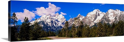 Road Winding Toward the Grand Tetons