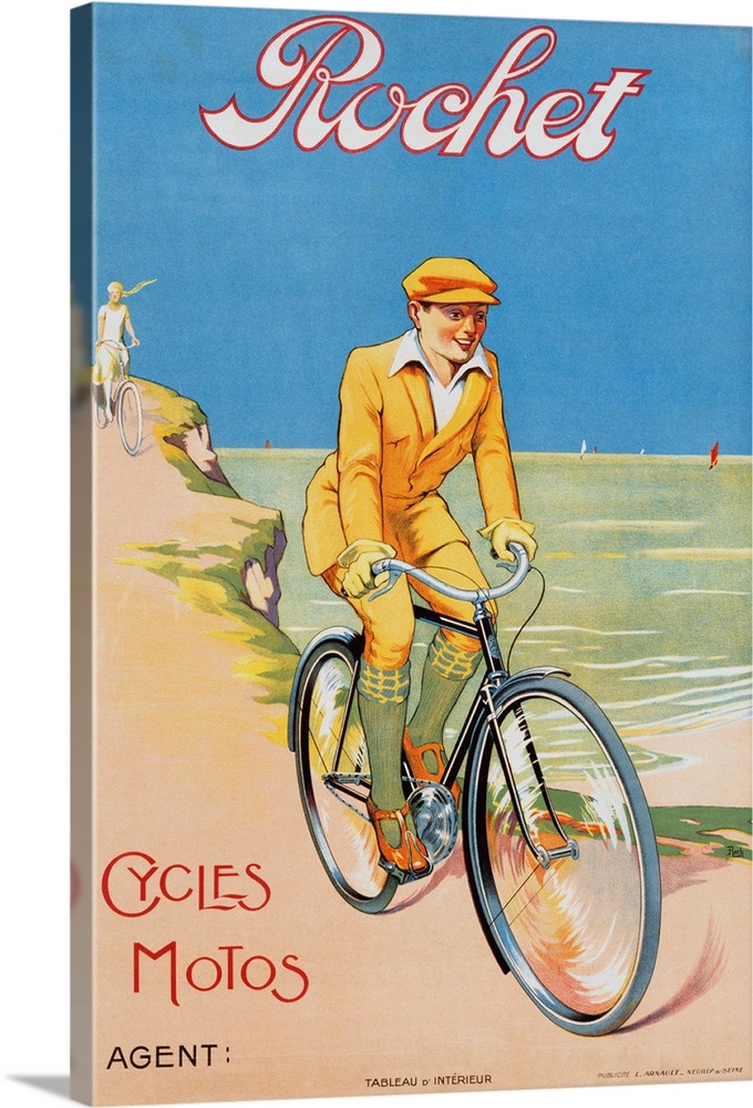 Rochet Cycles Motos Poster