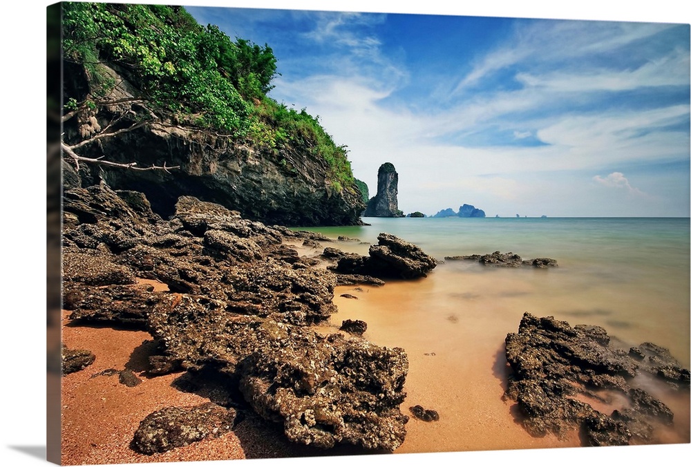 A long exposure image from Rai Lay Beach