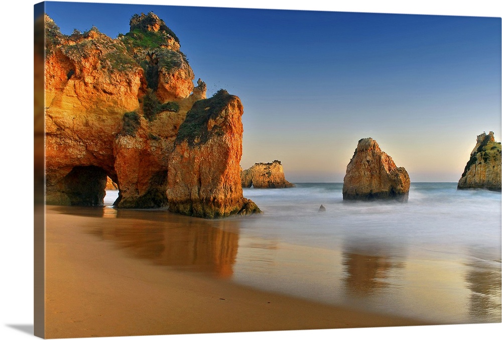 Rocks in sea, Portugal.